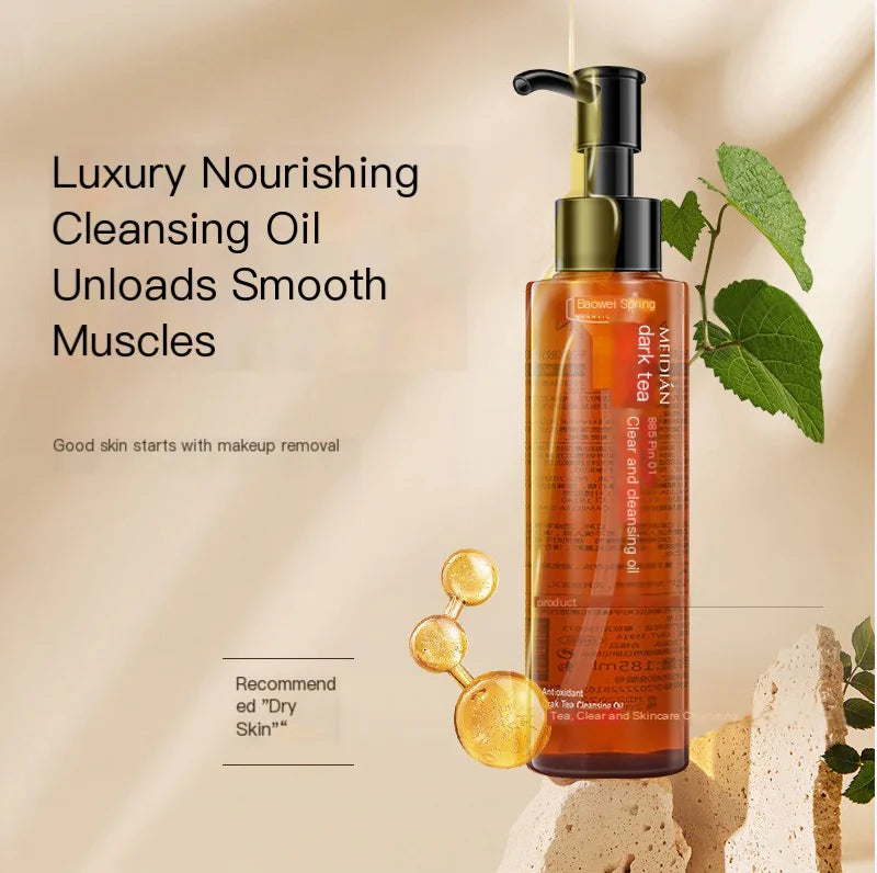 Gentle Black Tea Makeup Remover Oil for Face & Eyes