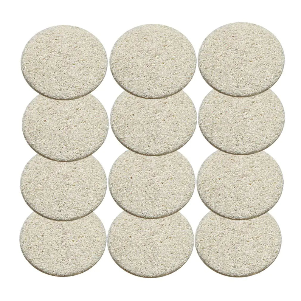 6x6cm Loofah Makeup Remover Pads for Eyes and Face