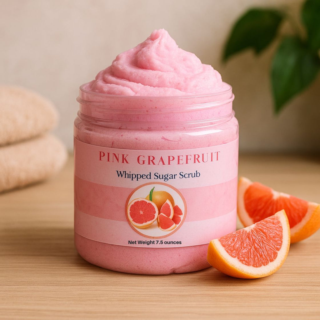 Grapefruit Whipped Sugar Scrub-1