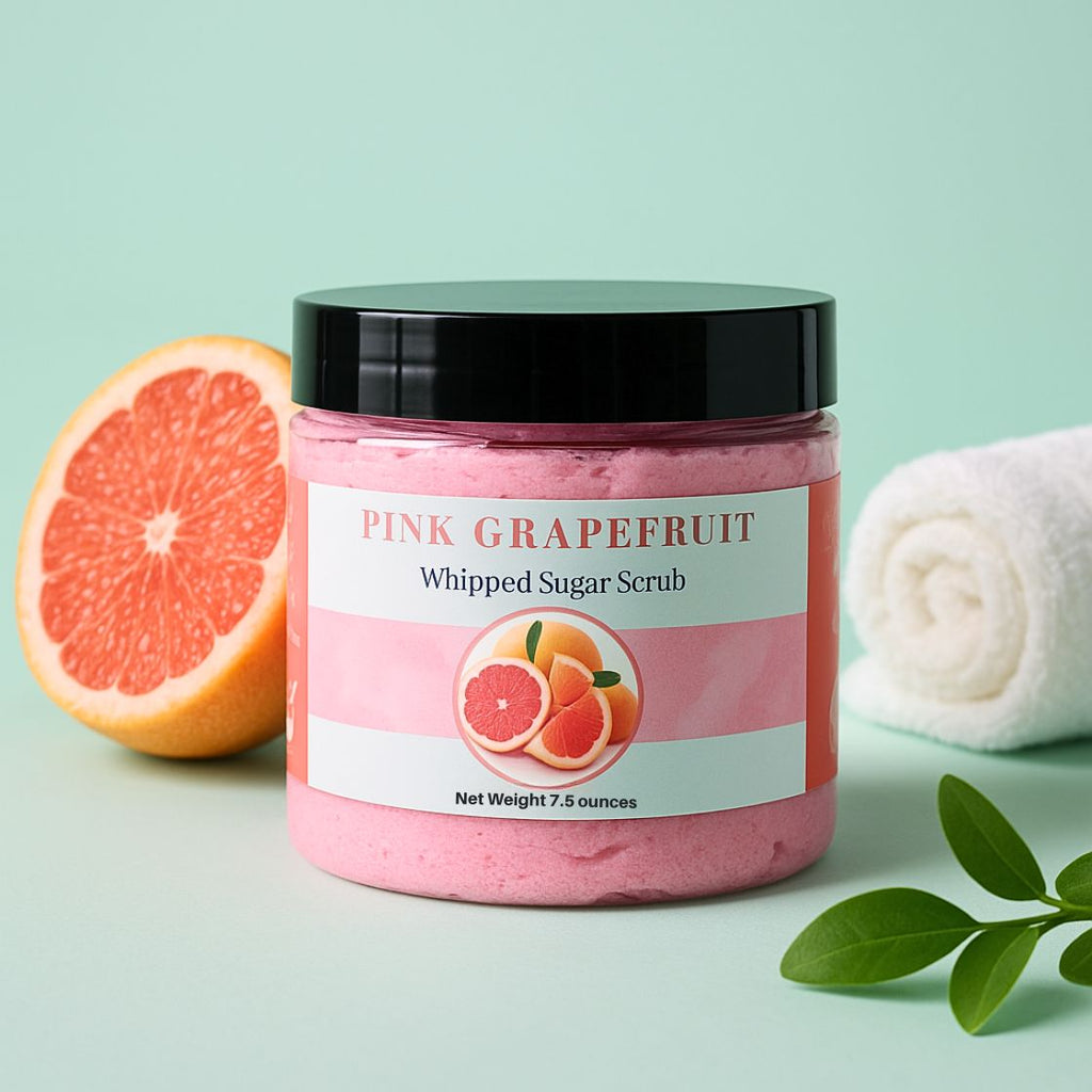 Grapefruit Whipped Sugar Scrub-0