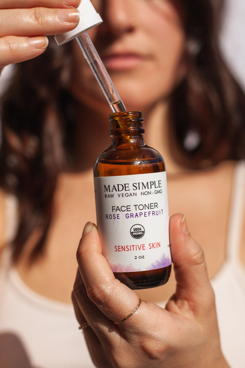 Rose Grapefruit Face Toner for Sensitive Skin - Certified Organic, Vegan & Cruelty-free-4