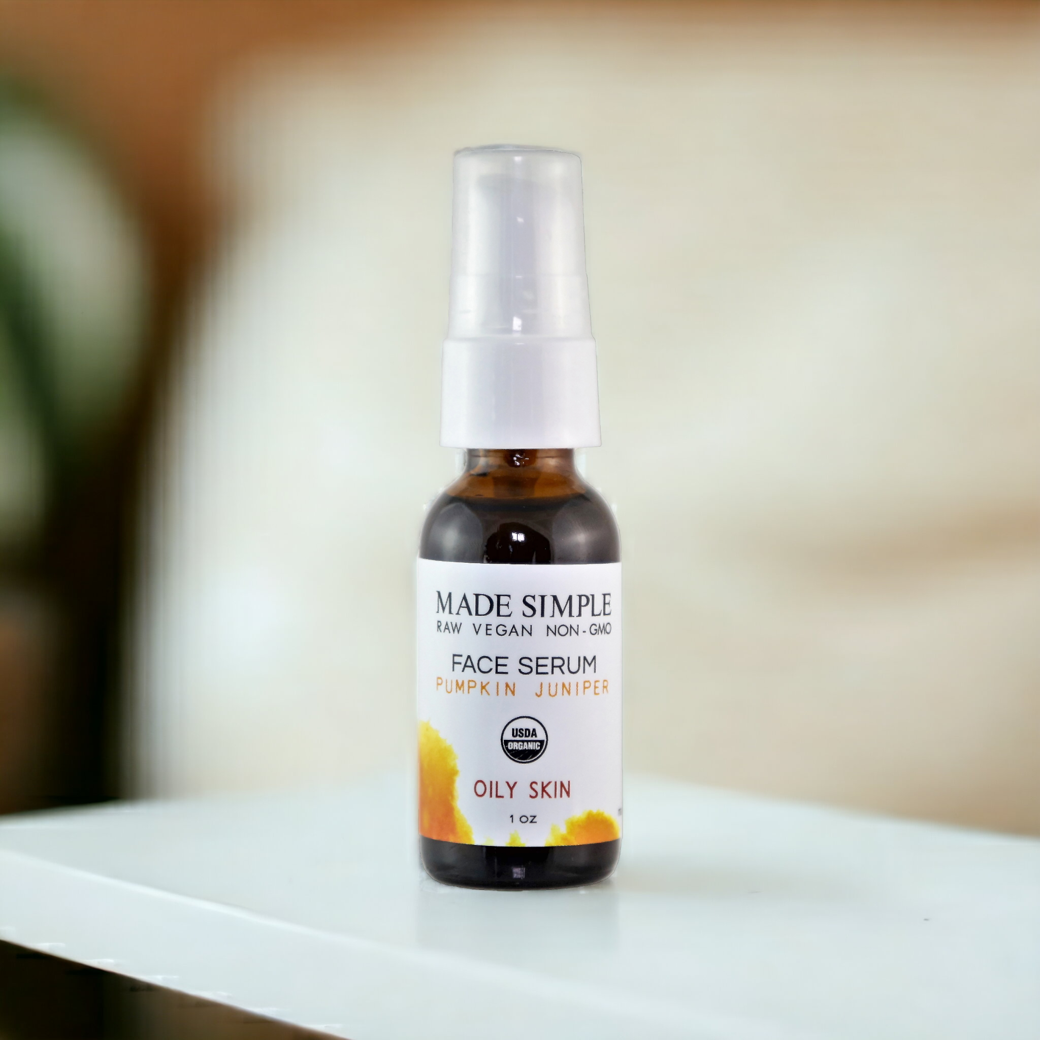 Pumpkin Juniper Face Serum for Oily Skin - Certified Organic, Vegan & Cruelty-free-4