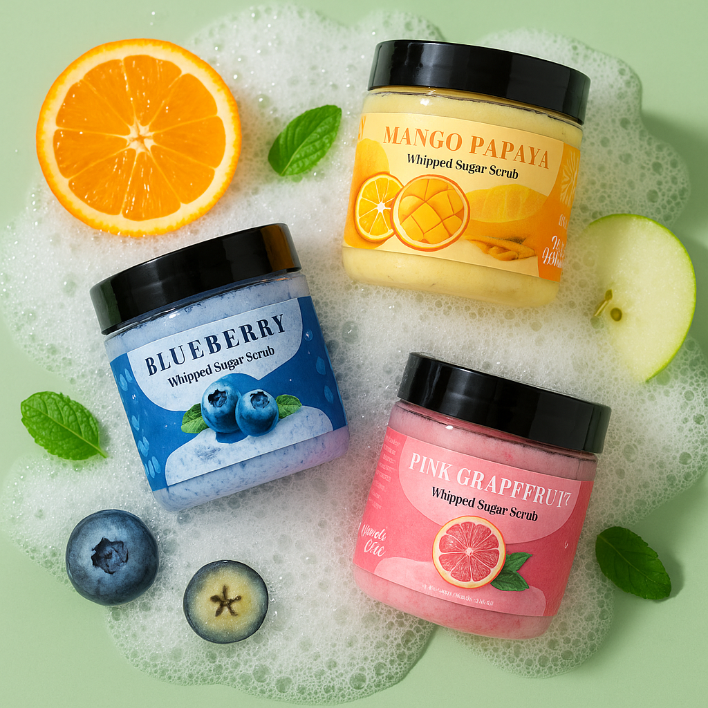 Grapefruit Whipped Sugar Scrub-4